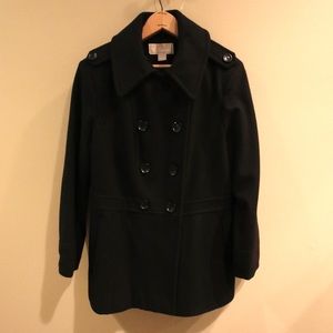 Michael by Michael kors black pea coat